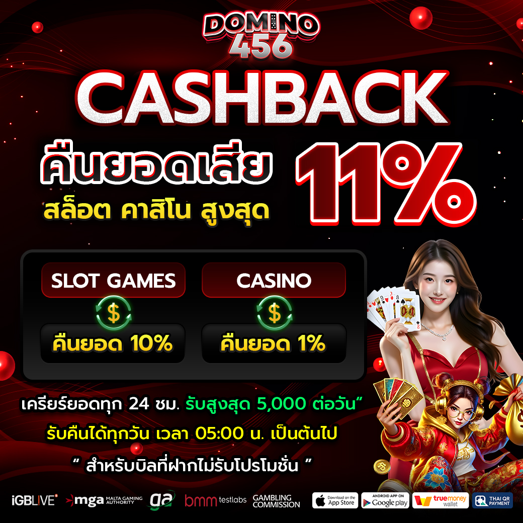 PROMOTION DOMINO456 คืนยอดเสีย